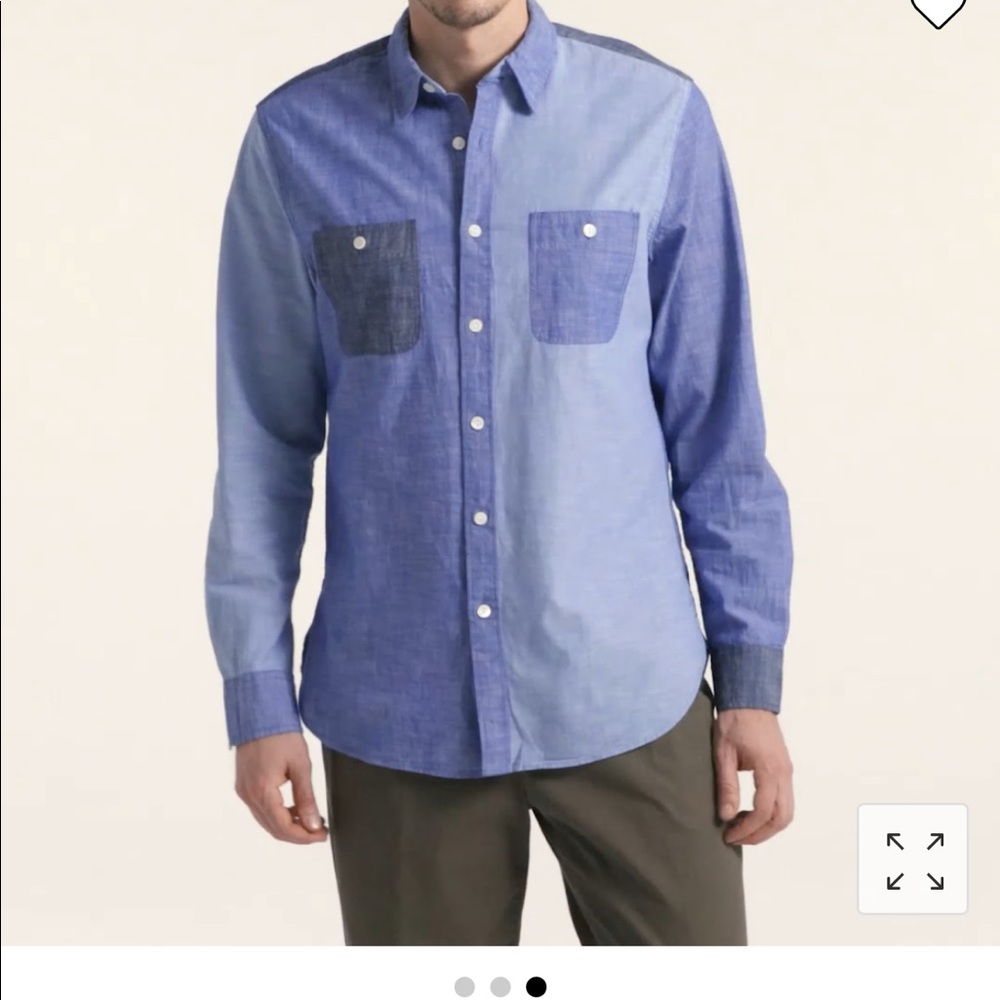 J. Crew Chambray shirt in mix and match in Large